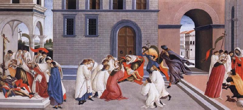Miracles of Saint Zenobius, Sandro Botticelli